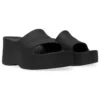 Sandali con zeppa massiccia “Gomma nera” 737923W1S891000