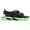 Sandali da pista “Suola trasparente Nero Verde Bianco” 655954W2CC41038