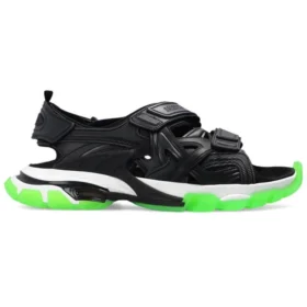 Sandali da pista “Suola trasparente Nero Verde Bianco” 655954W2CC41038