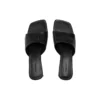 Sandali Duty Free da 60 mm “Black Shiny Soft Sheepskin” 787303WBCW01000