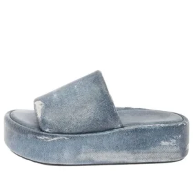 Sandali Rise “Pelle con stampa Denim” 656960WBMA14000 Sandali Rise “Pelle con stampa Denim” 656960WBMA14000