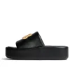 Sandali Rise “Pelle di agnello nappa nera lucida” 788494WB7E11080