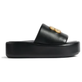Sandali Rise “Pelle di agnello nappa nera lucida” 788494WB7E11080