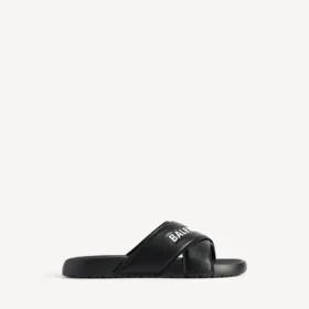 Sandalo da piscina sportivo da uomo in nero/bianco