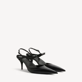 Sandalo slingback da donna Avenue con fiocco, nero/argento Sandalo slingback da donna Avenue con fiocco, nero/argento
