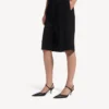 Sandalo slingback da donna Avenue con fiocco, nero/argento