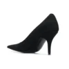Scarpe col tacco a spillo Knife Knit 80 mm “Nero” 628602W18021090