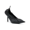 Scarpe col tacco a spillo Scrunch Knife da 80 mm “Nero” 636612WA2M01000