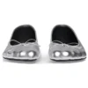 Scarpe da ballerina anatomiche “Pelle di pecora morbida argentata lucida” 714260WBFA18001