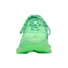Scarpe da ginnastica Triple S con suola trasparente “Neon Green” 544351W2CF13801