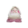 Scarpe da ginnastica Triple S con suola trasparente “White Pink” 544351W09ON9025