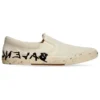 Scarpe slip-on basse Paris “Cotone bianco lavato” 710295W3RR59010