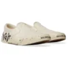 Scarpe slip-on basse Paris “Cotone bianco lavato” 710295W3RR59010