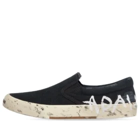 Scarpe slip-on basse Paris “Washed Black Cotton” 710297W3RR51099