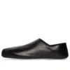 Scarpe slip-on con punta quadrata in morbida pelle di vitello “Nero” 702072WBDH11000