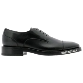 Scarpe Stringate con punta a logo “Black” 590716WA7201000