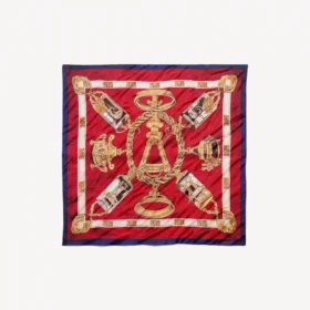 Sciarpa da donna ai nei colori bordeaux/oro