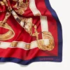 Sciarpa da donna ai nei colori bordeaux/oro