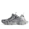 Sneaker 3XL “Balenciaga in rete grigia e nera e poliuretano” 734734W3XL11210