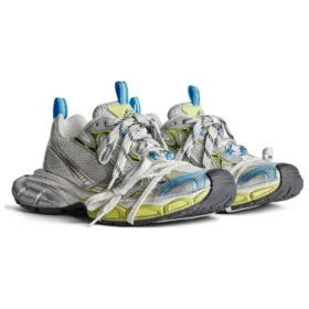 Sneaker 3XL “Rete bianca, gialla e blu” 734731W3XL59074