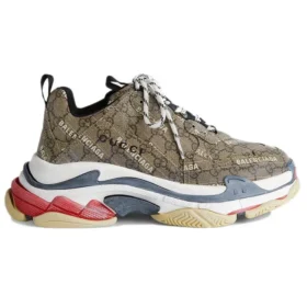 Sneaker Balenciaga x Gucci Triple S “The Hacker Project Beige” 681066-ULZ10-9795