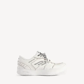 Sneaker con plateau da donna modello “Hamptons” in bianco