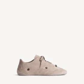 Sneaker da città da donna color sesamo
