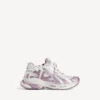 Sneaker da corsa da donna glitterata nei colori bianco/lilla/rosa Sneaker da corsa da donna glitterata nei colori bianco/lilla/rosa