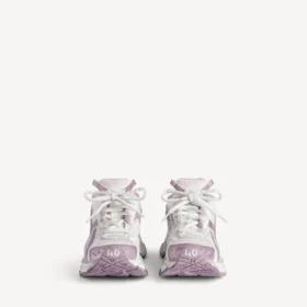 Sneaker da corsa da donna glitterata nei colori bianco/lilla/rosa