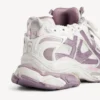 Sneaker da corsa da donna glitterata nei colori bianco/lilla/rosa Sneaker da corsa da donna glitterata nei colori bianco/lilla/rosa