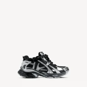 Sneaker da corsa da donna in nero/argento