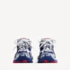 Sneaker da corsa da uomo con effetto sfumato nei colori blu navy/rosso/grigio