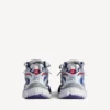 Sneaker da corsa da uomo con effetto sfumato nei colori blu navy/rosso/grigio