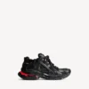 Sneaker da corsa da uomo con LED in nero Sneaker da corsa da uomo con LED in nero