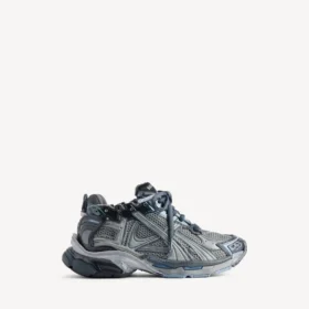 Sneaker da corsa da uomo in grigio/blu navy/azzurro