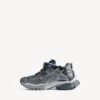 Sneaker da corsa da uomo in grigio/blu navy/azzurro