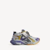 Sneaker da corsa da uomo nei colori viola/arancione/grigio
