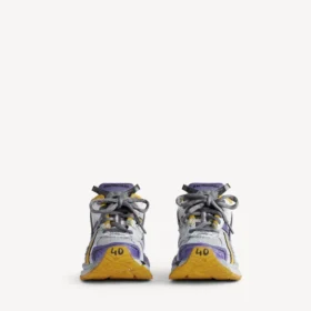 Sneaker da corsa da uomo nei colori viola/arancione/grigio