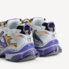 Sneaker da corsa da uomo nei colori viola/arancione/grigio