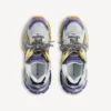 Sneaker da corsa da uomo nei colori viola/arancione/grigio