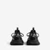 Sneaker da donna 3XL con ciondoli in nero/argento
