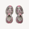 Sneaker da donna 3XL con effetto sfumato e ciondoli in grigio/rosa Sneaker da donna 3XL con effetto sfumato e ciondoli in grigio/rosa