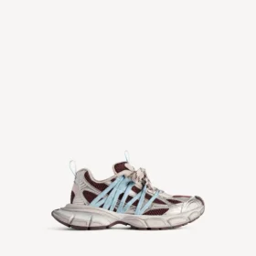 Sneaker da donna 3XL con intrecci nei colori marrone/beige/blu