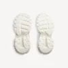 Sneaker da donna con fiocco in stile Track in bianco/rosa Sneaker da donna con fiocco in stile Track in bianco/rosa