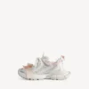Sneaker da donna con lacci 3XL in bianco/rosa chiaro Sneaker da donna con lacci 3XL in bianco/rosa chiaro