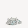 Sneaker da donna con lacci 3XL nei colori tortora/bianco/azzurro Sneaker da donna con lacci 3XL nei colori tortora/bianco/azzurro