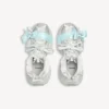 Sneaker da donna con lacci 3XL nei colori tortora/bianco/azzurro Sneaker da donna con lacci 3XL nei colori tortora/bianco/azzurro