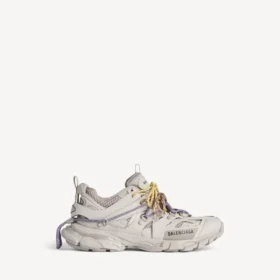 Sneaker da donna con lacci da Track nei colori tortora/giallo/viola/marrone/nero
