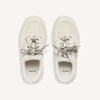 Sneaker da donna con plateau in pelle scamosciata modello “Hamptons” nei colori beige/nero Sneaker da donna con plateau in pelle scamosciata modello “Hamptons” nei colori beige/nero