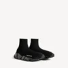 Sneaker da uomo Speed 2.0 con suola completamente trasparente in maglia riciclata, colore nero Sneaker da uomo Speed 2.0 con suola completamente trasparente in maglia riciclata, colore nero